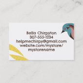 Gürtelband zur Messung von Bandnähten Visitenkarte (Rückseite)