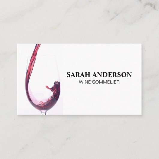 Gürtelglas Visitenkarte (Vorderseite)