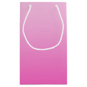 gürtelige Monogramm ombre staubige Rose Rosa Kleine Geschenktüte (Rückseite)