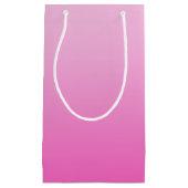 gürtelige Monogramm ombre staubige Rose Rosa Kleine Geschenktüte (Vorderseite)