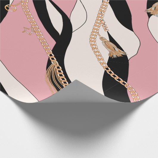 Gürtelketten, Golddiagramm Geschenkpapier (Ecke)