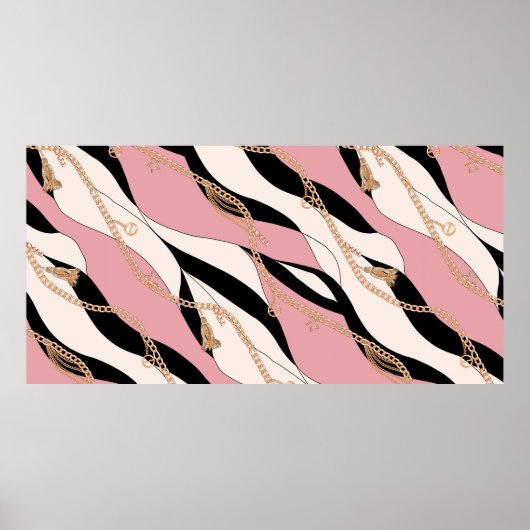 Gürtelketten, Golddiagramm Poster (Vorne)