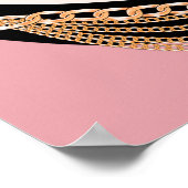 Gürtelketten, Golddiagramm Poster (Ecke)