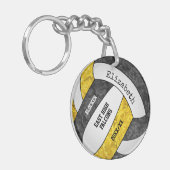 Gürtelmäulensport-Volleyball Schlüsselanhänger (Vorderseite links)
