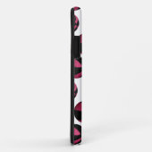 Gürtelrosa Basketballmuster mit Monogramm Case-Mate iPhone Hülle (Hinten/Rechts)