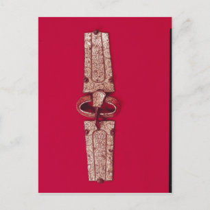 Gürtelschnalle, aus dem Friedhof Postkarte