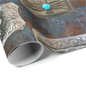 Gürtelschnalle Geschenkpapier (Rolleneckpunkt)