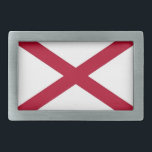 Gürtelschnalle mit Flagge von Alabama<br><div class="desc">Mit diesem hervorragenden Gürtelschnalle mit Alabamahfahne können Sie Ihre Kleidung mit einer Touch Südstolz steigern! Dieser Gürtelschnalle mit langlebigen Materialien ist stolz darauf, Alabamas ikonisches Kreuz des Heiligen Andrews auf einem weißen Feld zu zeigen, das die reiche Geschichte und Einheit des Staat symbolisiert. Es ist mehr als nur ein Mode-Accessoire;...</div>