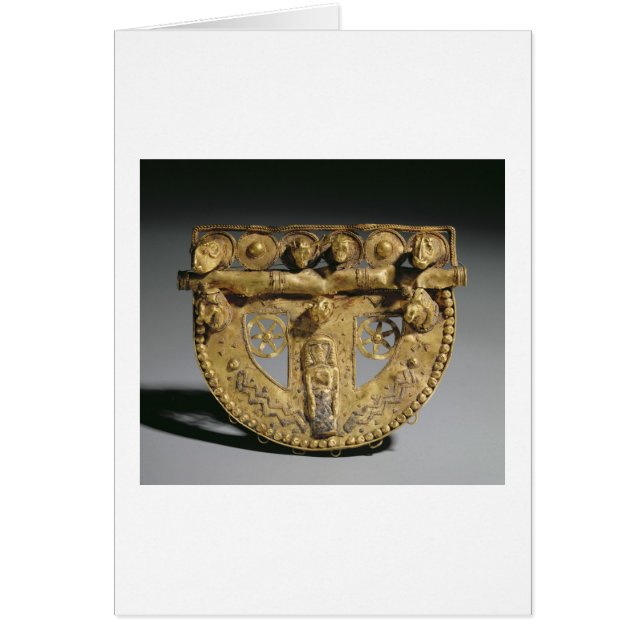 Gürtelschnalle mit granulierter Dekoration, Orient (Vorne)