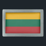 Gürtelschnalle mit litauischer Flagge<br><div class="desc">Fügen Sie Ihrem Kleiderschrank mit dieser exklusiven Gurtschnalle, die die Flagge Litauens zeigt, eine kühne Aussage des litauischen Stolzes hinzu! Dieser Gürtelschnalle ist präzise und zeigt stolz die lebendigen Farben der litauischen Nationalflagge: Gelb, Grün und Rot. Das dynamische Design macht dieses Accessoire nicht nur zu einem funktionalen Element, sondern auch...</div>