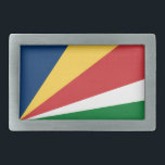 Gürtelschnalle mit seychellischer Farbgestaltung<br><div class="desc">Fügen Sie Ihrem Kleiderschrank eine beeindruckende Touch Flair mit unserem Gürtelschnalle mit den lebhaften Farben der Seychellen hinzu! Dieser Gürtelschnalle ist ein kühn anmutendes Stück, das den tropischen Geist der Seychellen in Ihre Accessoires-Kollektion bringt. Das Design, inspiriert durch die schönen Farben der Seychellen-Fahne, bietet eine lebendige und moderne Ästhetik, die...</div>