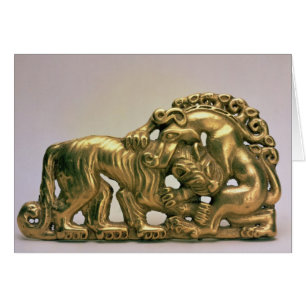 Gürtelschnalle, von einer sibirischen Sammlung von