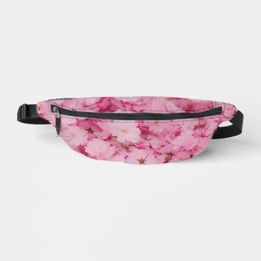 Gürteltasche Rosa Kirschblüten Floral Botanisch (Vorderseite)