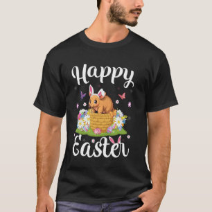 Gürteltier Frohe Ostern Eierjagd Hase Ohr Gürtelti T-Shirt