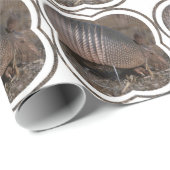 Gürteltier Geschenkpapier (Rolleneckpunkt)