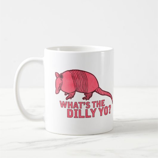 Gürteltier Kaffeetasse (Links)