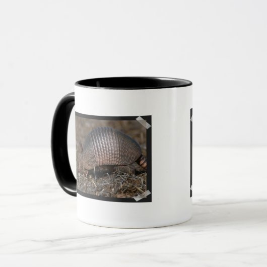 Gürteltier-Lebensraum-Kaffee-Tasse Tasse (Vorderseite Links)