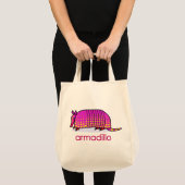 Gürteltier-Leinwandtasche Tragetasche (Vorderseite (Produkt))
