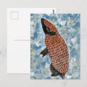 Gürteltier-Malerei Postkarte (Vorne/Hinten)