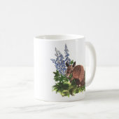Gürteltier mit Bluebonnets Kaffeetasse (VorderseiteRechts)