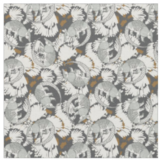Gürteltier monochrom Holzkohle grau creme Südweste Stoff