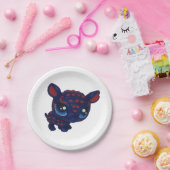 Gürteltier-Platte Pappteller (Party)