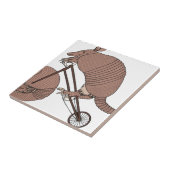 Gürteltier-Reitfahrrad mit Gürteltier-Rad Fliese (Seite)