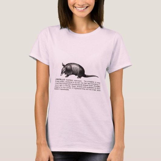 Gürteltier T-Shirt (Vorderseite)