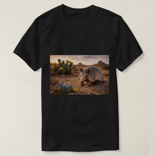 Gürteltier T-Shirt (Design vorne)