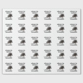Gürteltier Tier Lustig Geschenkpapier (Flach)