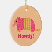 Gürteltier-Verzierung Keramikornament (Rechts)