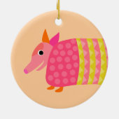 Gürteltier-Verzierung Keramikornament (Hinten)