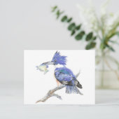 Gürteltier, Vogel, Natur, Wildtiere, Postkarte (Stehend Vorderseite)