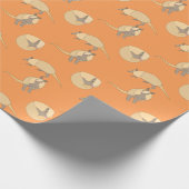 Gürteltiere Geschenkpapier (Ecke)