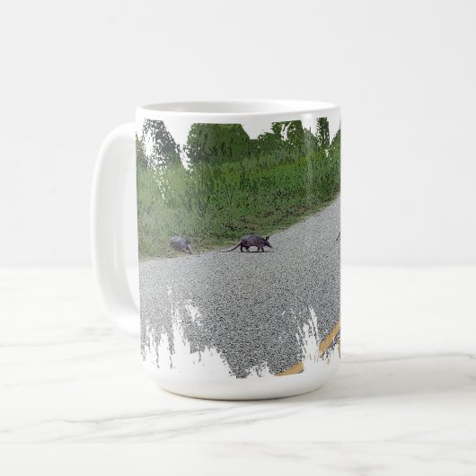 Gürteltiere Kaffeetasse (Vorderseite Links)