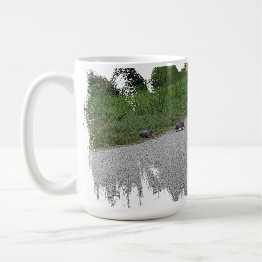 Gürteltiere Kaffeetasse (Links)