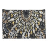 gürtnerisch Glam Art Deko Kissenbezug (Rückseite-Rechts)