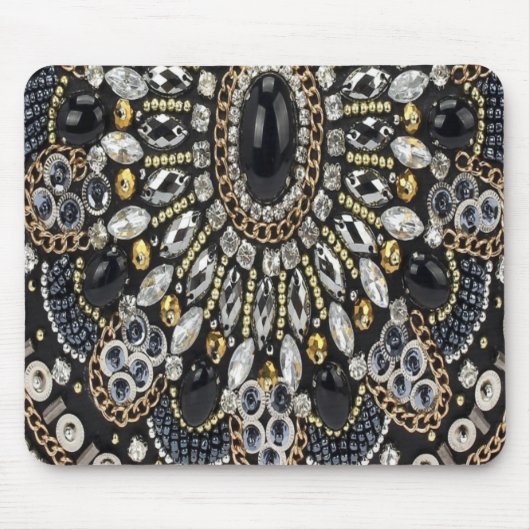 gürtnerisch Glam Art Deko Mousepad (Vorne)