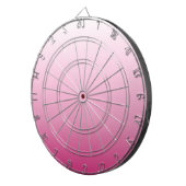 gürtnisch-minimalistisch staubige Rose Kirschblüte Dartscheibe (Vorderseite rechts)