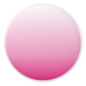 gürtnisch-minimalistisch staubige Rose Kirschblüte Keramikknauf (Vorderseite)