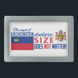 Gurtschnalle Rechteckige Gürtelschnalle<br><div class="desc">Liechtenstein: Größe spielt keine Rolle! Mit der Funktion "Anpassen" können Sie die Hintergrundfarbe dieses Elements ändern (bearbeiten) und Ihren eigenen Text hinzufügen. Weitere liechtensteinische Artikel finden Sie in meinem Geschäft.</div>