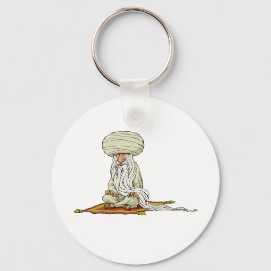 Guru Meditating Schlüsselanhänger (Rückseite)