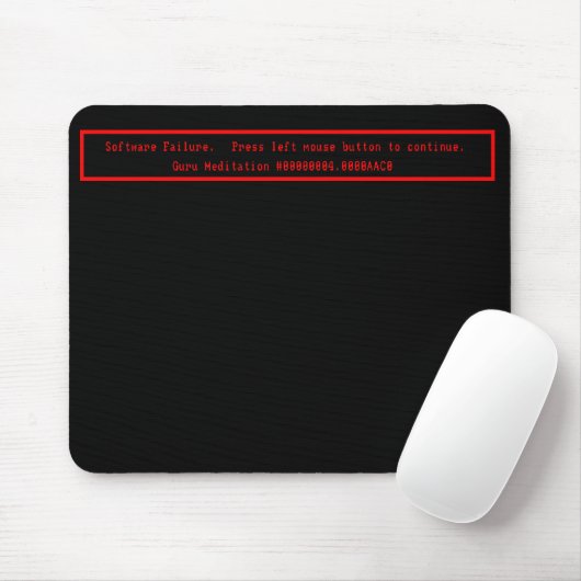 Guru-Meditations-Mäusematte Mousepad (Mit Mouse)