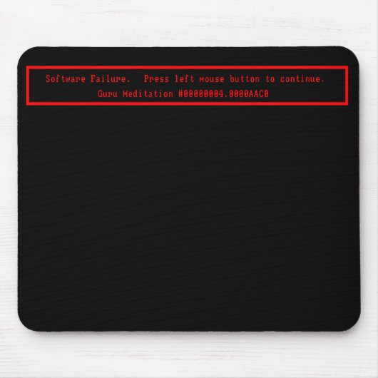 Guru-Meditations-Mäusematte Mousepad (Vorne)