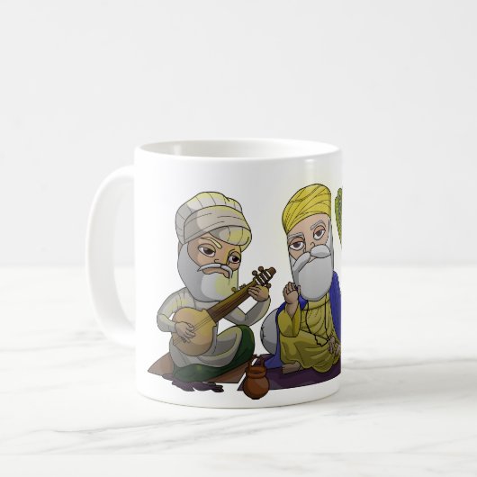 Guru Nanak Kaffeetasse (Vorderseite Links)