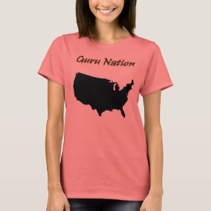 Guru-Nation - Schwarzes T-Shirt