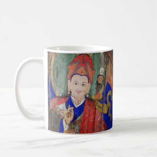 Guru Rinpoche, der Himalaja, Nepal Kaffeetasse (Links)