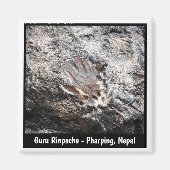 Guru Rinpoche Hand Imprint, Pharping Höhle - Nepal Magnet (Vorne)