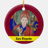 Guru Rinpoche, Padmasambhava Buddha / Nepal Keramik Ornament (Hinten)