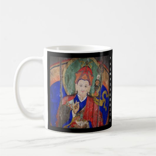Guru Rinpoche u. sieben zeichnen Kaffeetasse (Links)